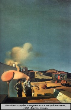 El arpa invisible Salvador Dali Pinturas al óleo